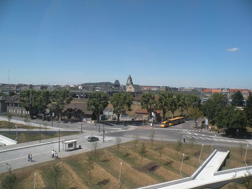 vue générale du quartier de la gare